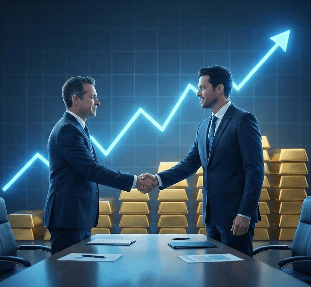 Corporate business deal